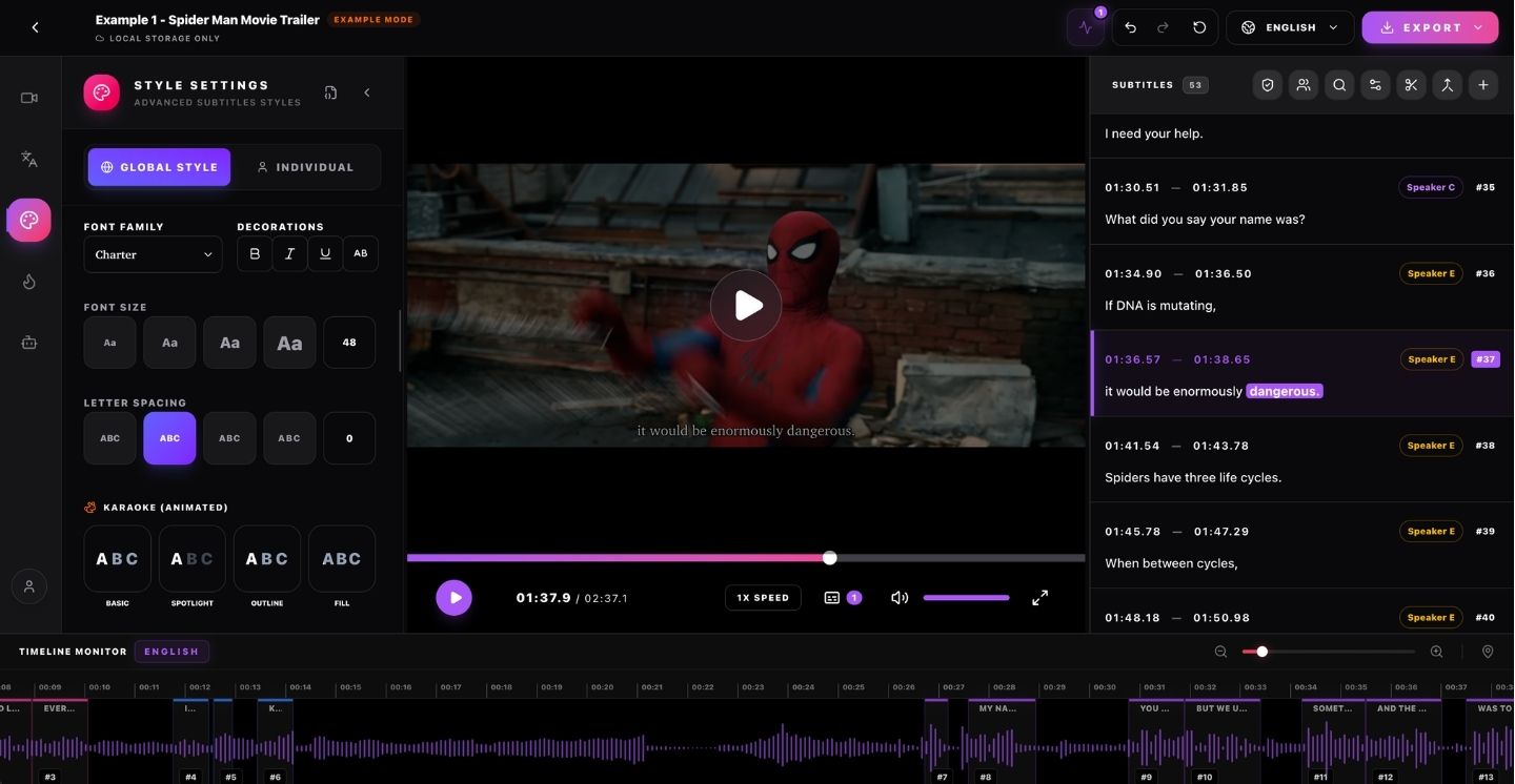 The Best Free Online ASS Styled Subtitle Editor in 2026