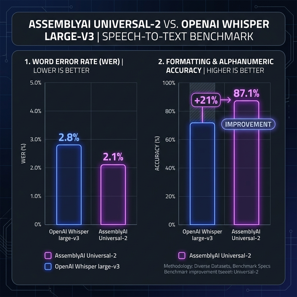 Universal-2 vs Whisper: Qual è il Miglior Modello Speech-to-Text?