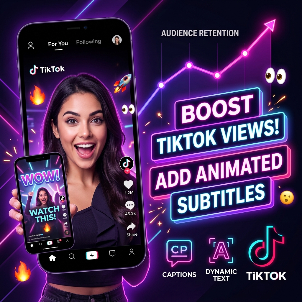 Warum Sie jetzt animierte Untertitel zu all Ihren TikTok-Videos hinzufügen sollten
